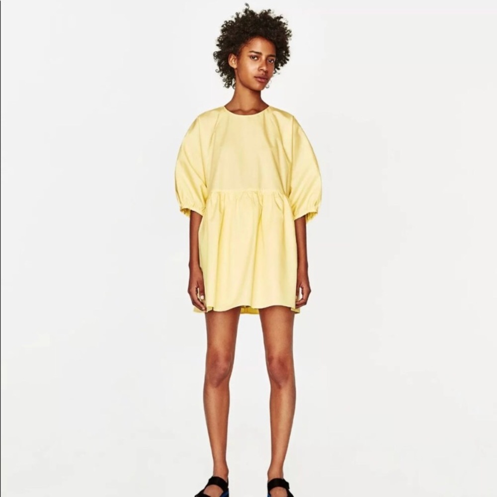 Zara Yellow Dress NWT